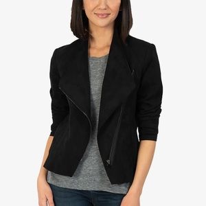 Kut from the Kloth Carina Faux Suede Drape Jacket